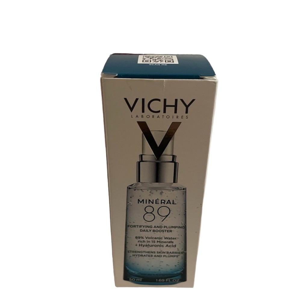NEW. Vichy Mineral 89 Hyaluronic Acid Face Serum, Daily Booster, 50 Ml.
